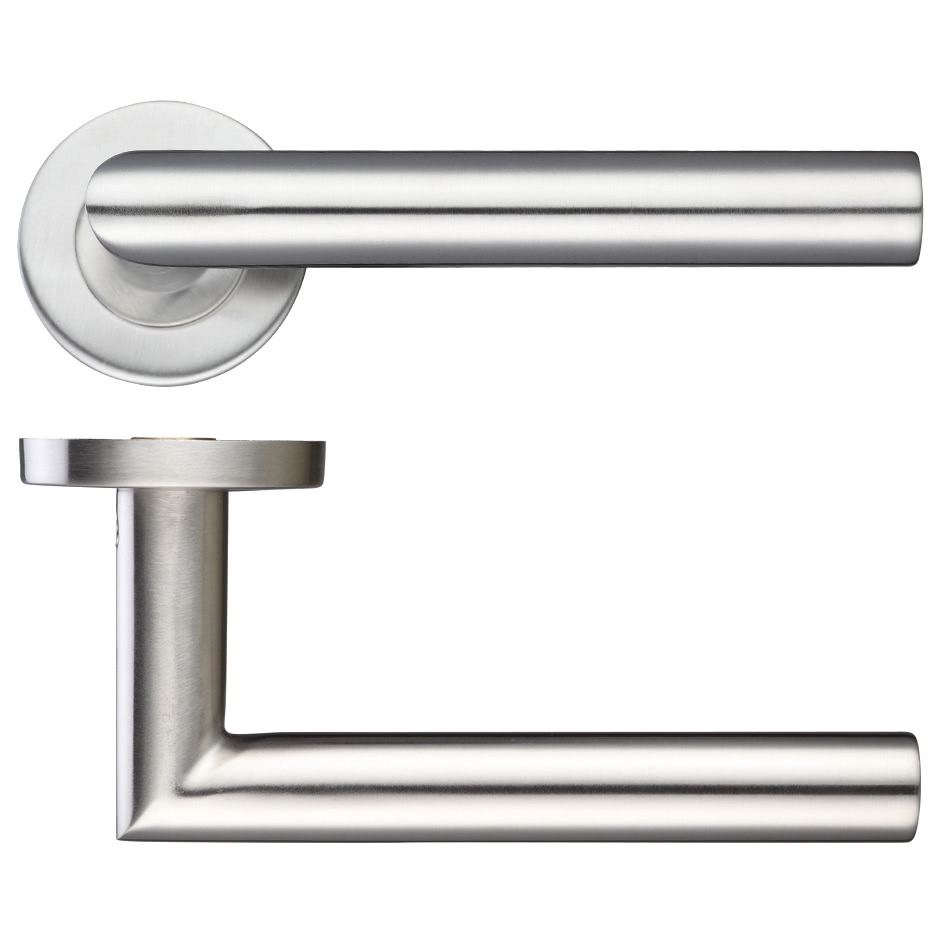 19mm Mitred Lever - Push On Rose - 52mm Dia - Grade 201