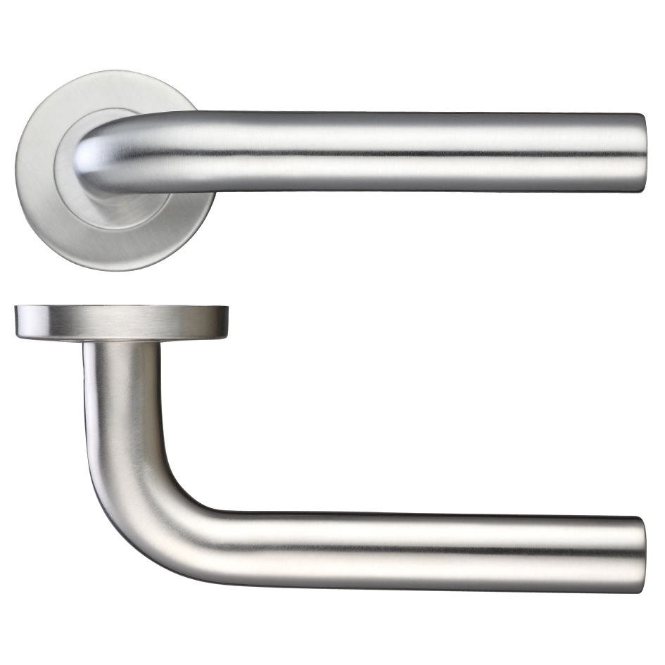 19mm Radius Lever - Push On Rose - 52mm Dia - Grade 201