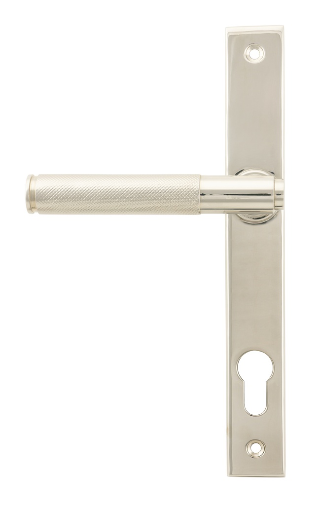 Polished Nickel Brompton Slimline Lever Espag. Lock Set - 45526