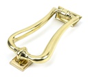 Polished Brass Slimline Art Deco Door Knocker - 46552