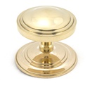 Polished Brass Art Deco Centre Door Knob - 46553