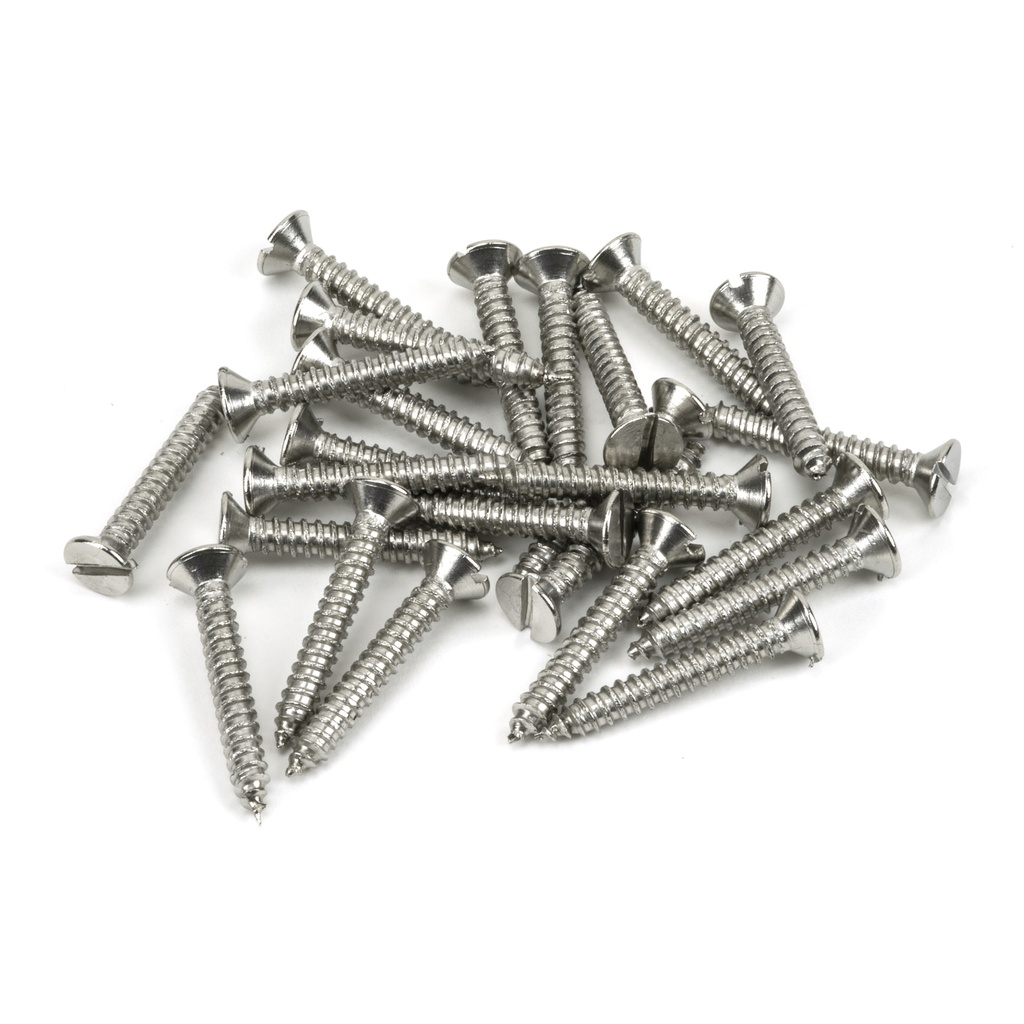 Stainless Steel 10x1¼&quot; Countersunk Screws (25) - 92905