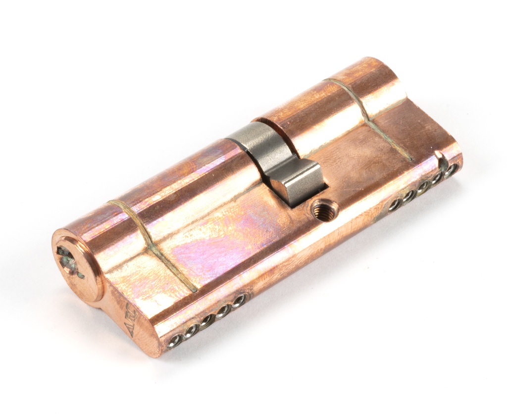 Polished Bronze 35/45 5pin Euro Cylinder - 45813