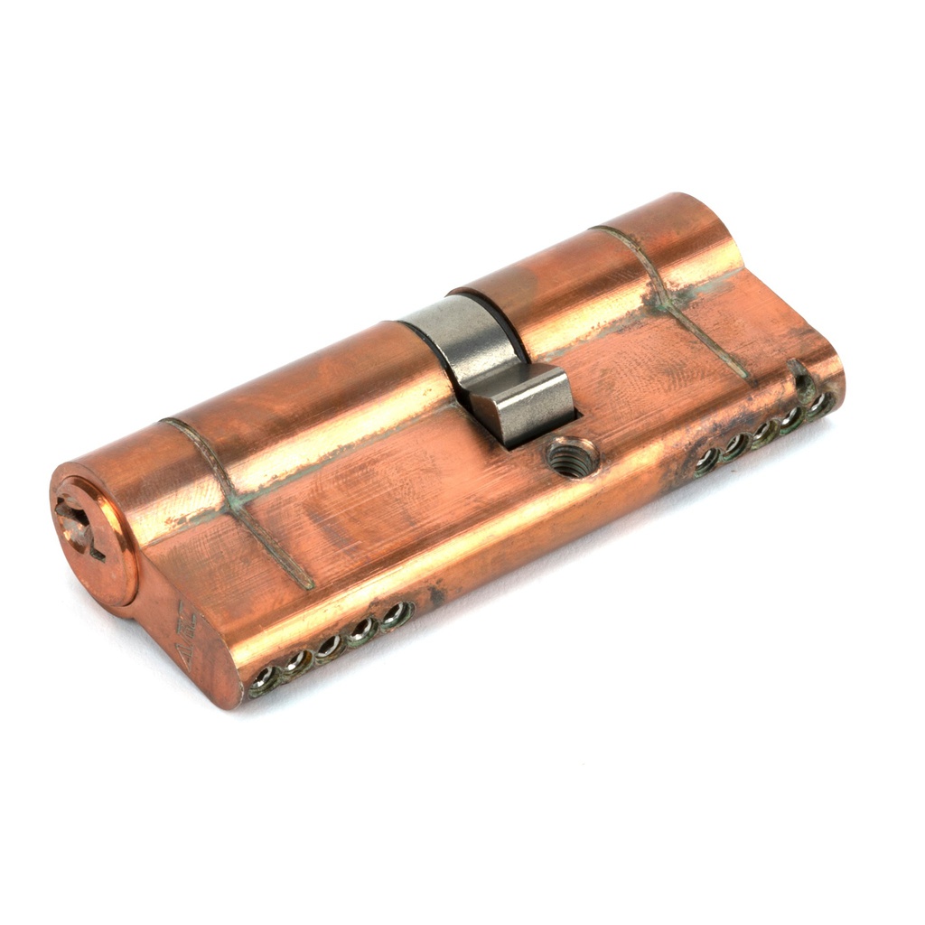 Polished Bronze 35/45 5pin Euro Cylinder KA - 45833