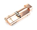 Polished Bronze 40/40 5pin Euro Cylinder/Thumbturn - 45849