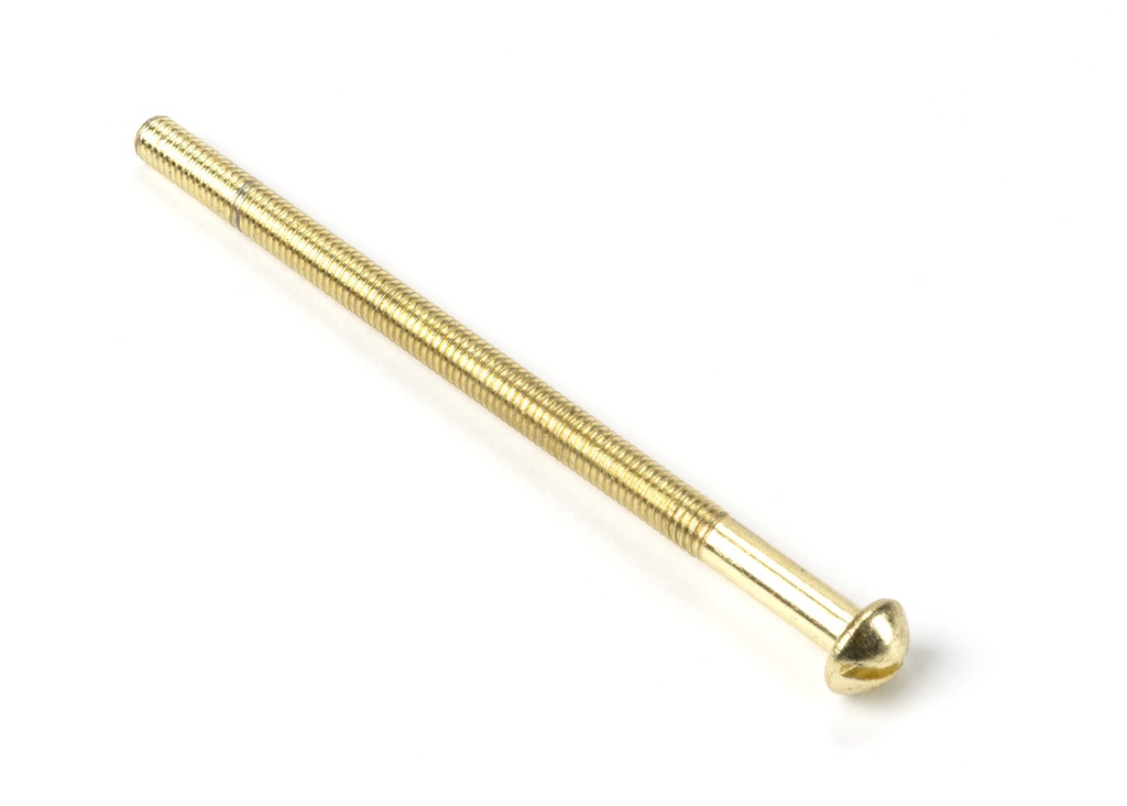 Polished Brass M5 x 90mm Male Bolt (1) - 91270