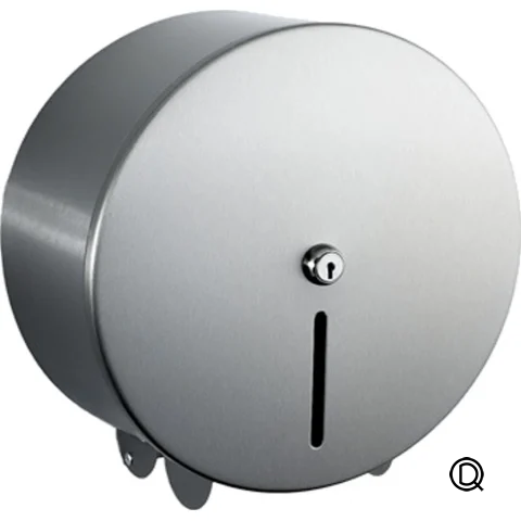 Mini Jumbo Toilet Roll Holder - Satin Stainless Steel