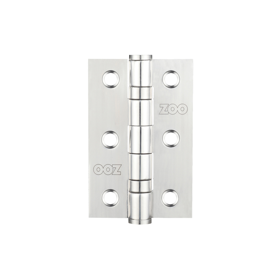 76 x 50mm PSS Ball Bearing Hinges - Polished Stainless Steel