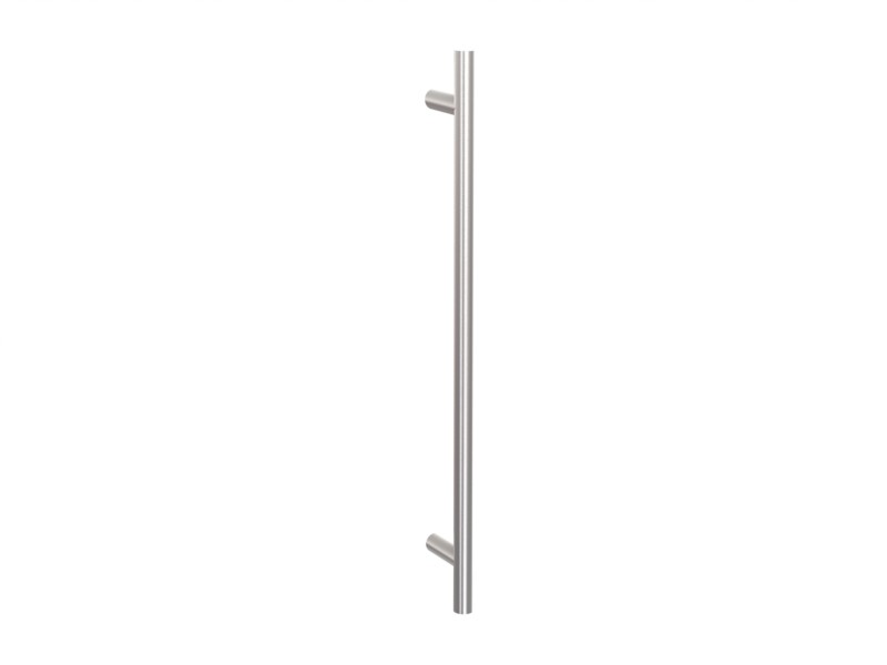 T Bar Pull Handle - 425 x 19mm - Bolt Fix - AntiMicrobial Satin Stainless Steel