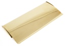 Polished Brass Small Letter Plate Cover - 33061
