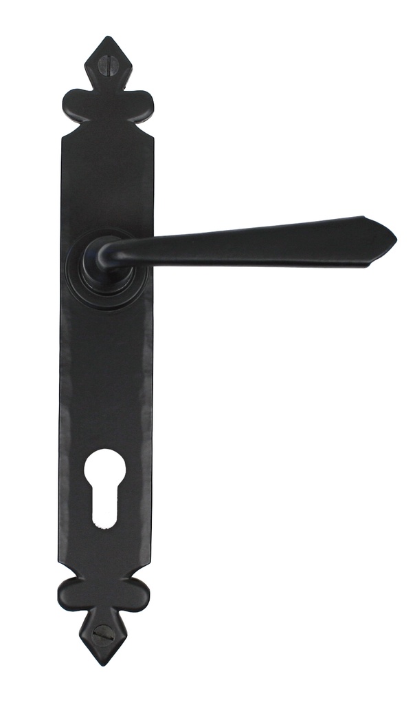 Black Cromwell Lever Espag. Lock Set - 33067