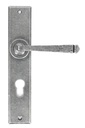 Pewter Large Avon 72mm Centre Euro Lock Set - 33088