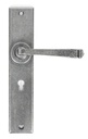 Pewter Large Avon Lever Lock Set - Pewter Patina - 33089