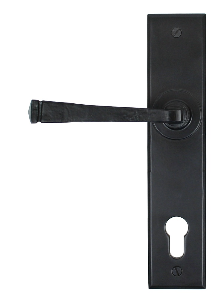 Black Avon Lever Espag. Lock Set - 33123