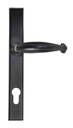 Black Cottage Slimline Lever Espag. Lock Set - 33035