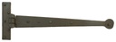 Beeswax 15&quot; Penny End T Hinge (pair) - 33184