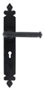 Black Tudor Lever Lock Set - 33247