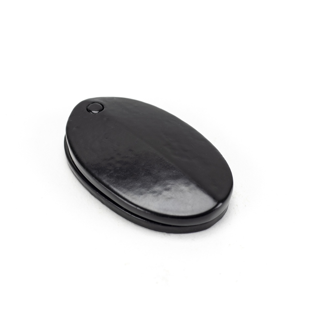 Black Oval Escutcheon & Cover - 33254