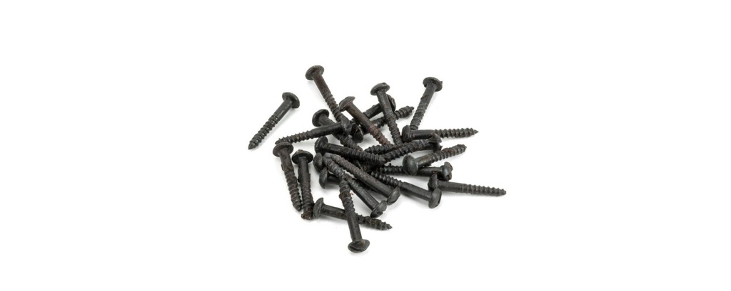 Beeswax 4 x 3/4'' Round Head Screws (25) - 33301