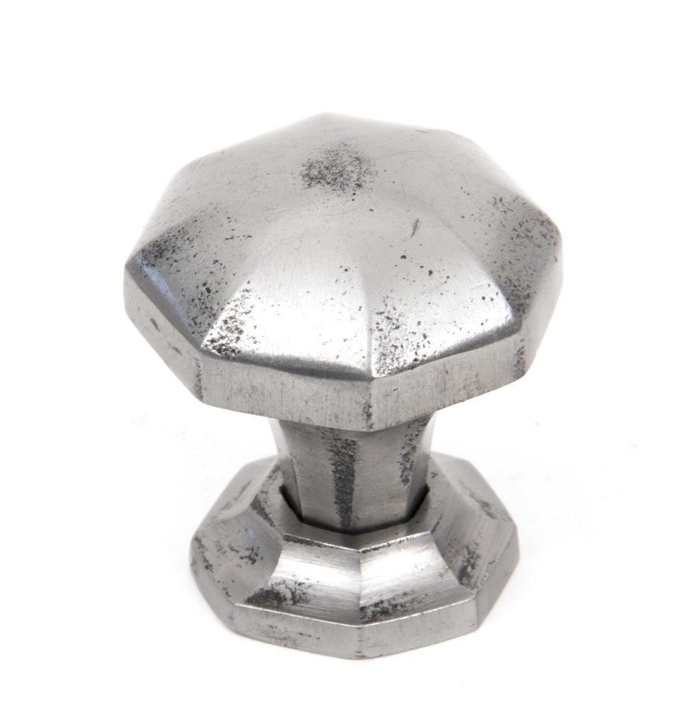 Natural Smooth Octagonal Cabinet Knob - Small - 33366