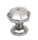 Natural Smooth Octagonal Cabinet Knob - Small - 33366