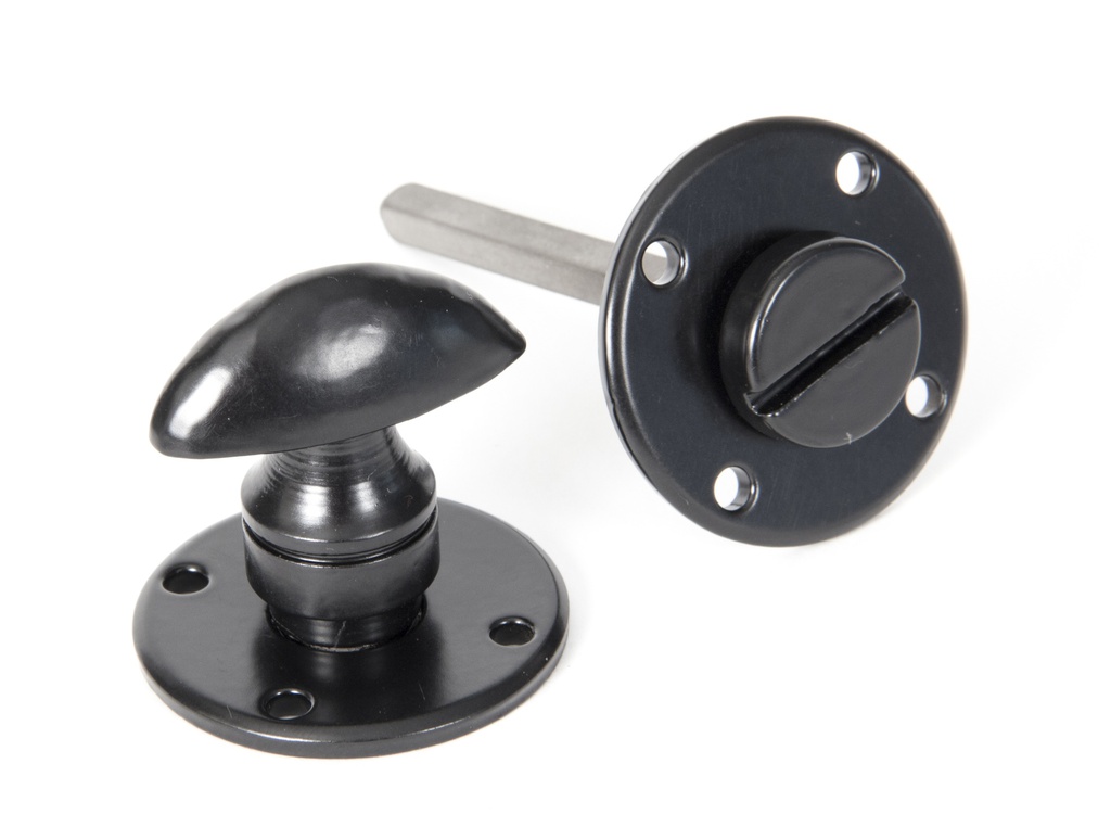 Black Round Bathroom Thumbturn - 33382