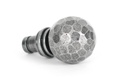 Pewter Hammered Ball Curtain Finial (pair) - 33397