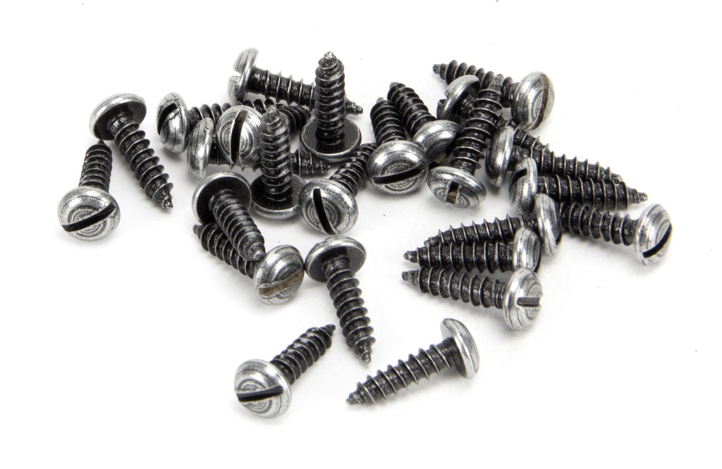 Pewter 6 x 1/2&quot; Round Head Screws (25) - 33423