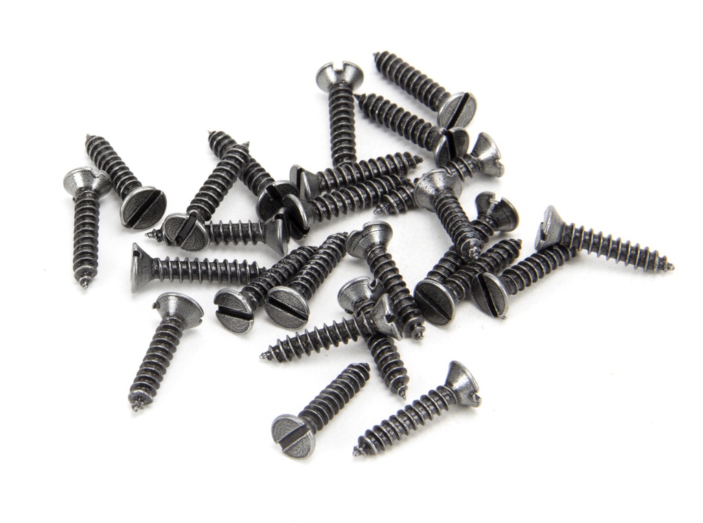 Pewter 6 x 3/4&quot; Countersunk Screws (25) - 33425