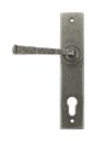 Pewter Avon Lever Espag. Lock Set - 33704