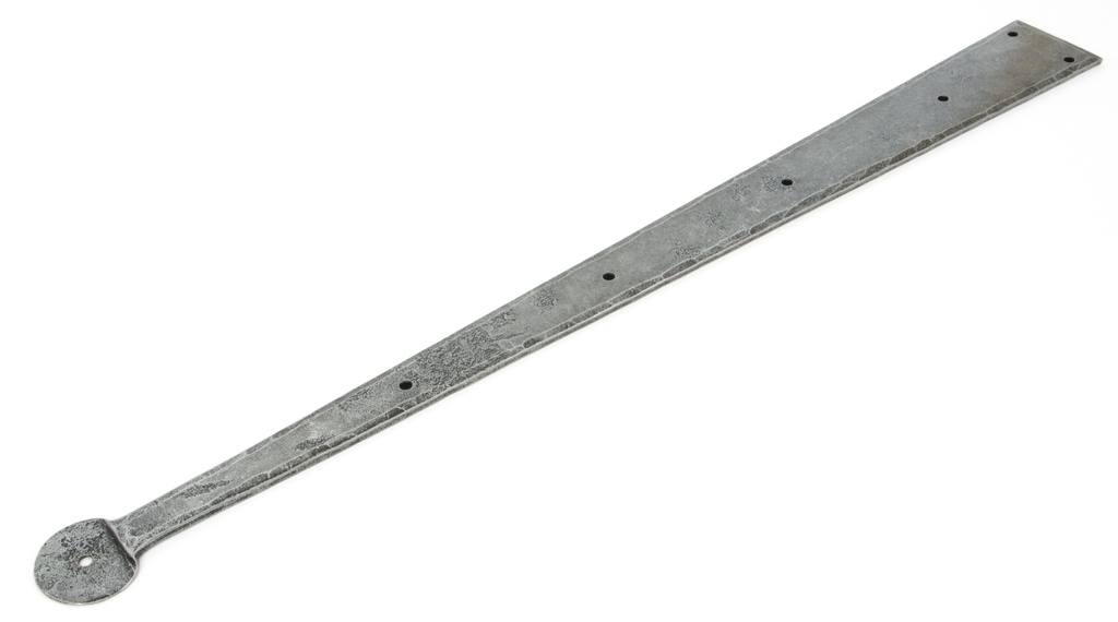 Pewter 24" Penny End Hinge Front (pair) - 33787