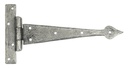 Pewter 9" Arrow Head T Hinge (pair) - 33790