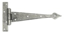 Pewter 9&quot; Arrow Head T Hinge (pair) - 33790