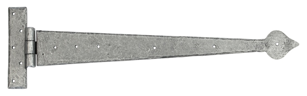 Pewter 22" Arrow Head T Hinge (pair) - 33792