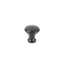 Black Hammered Cabinet Knob - Small - 33840