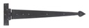 Beeswax 22" Arrow Head T Hinge (pair) - 33844