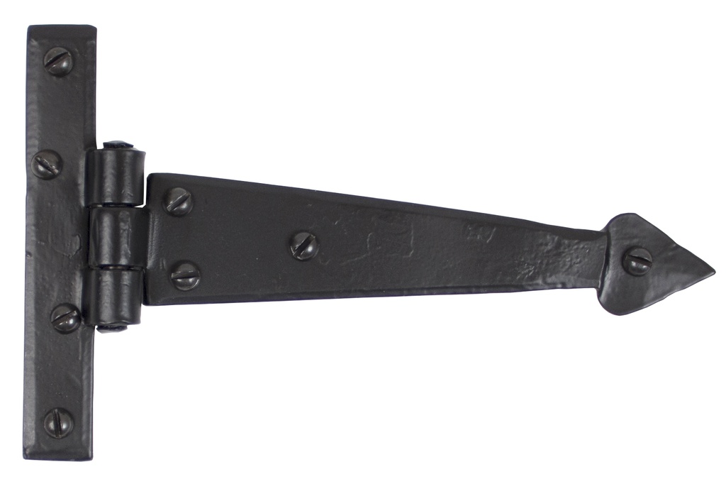 Black 6&quot; Arrow Head T Hinge (pair) - 33972