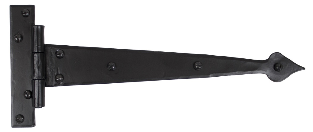 Black 12&quot; Arrow Head T Hinge (pair) - 33973