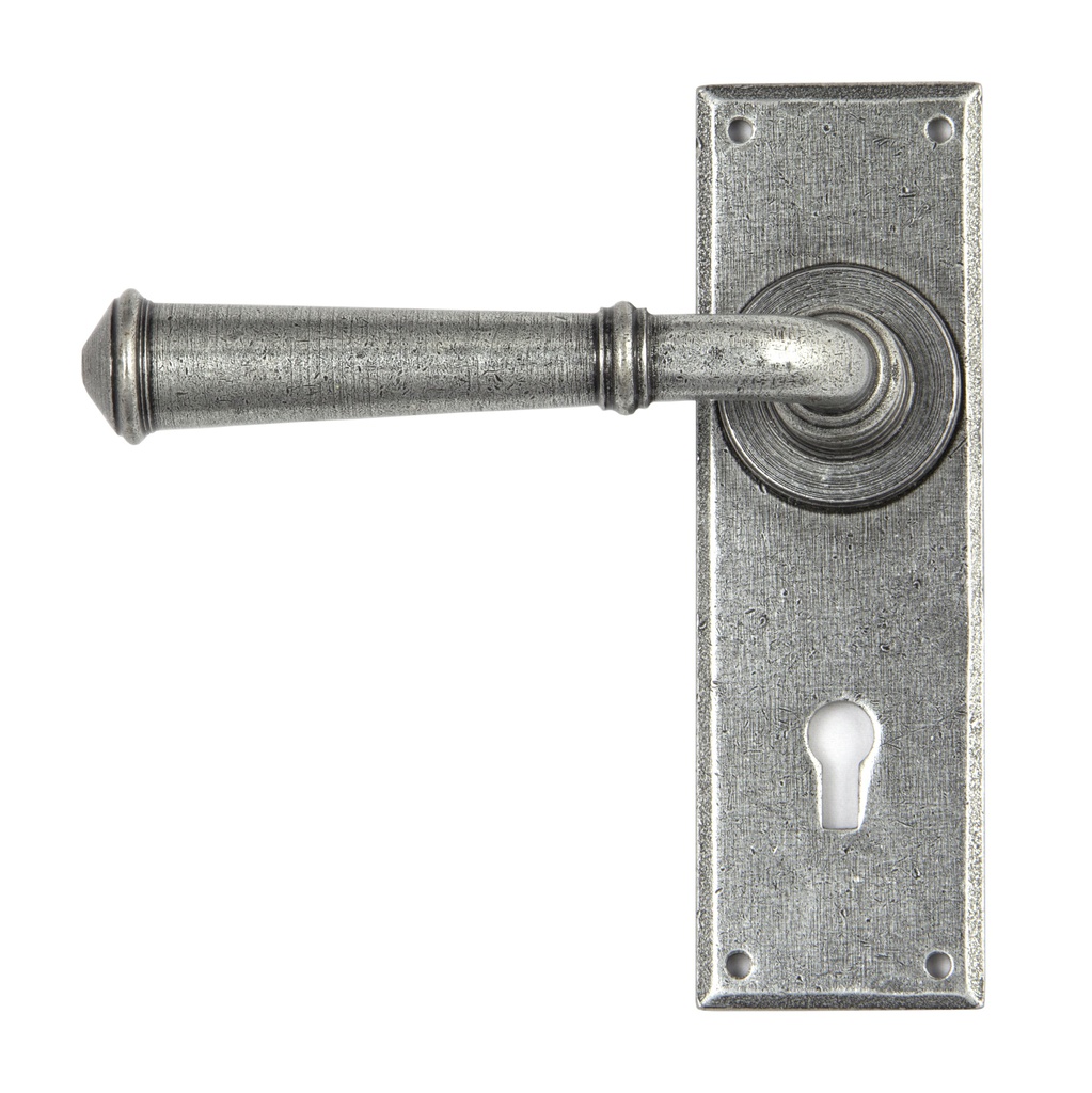 Pewter Regency Lever Lock set - 45125