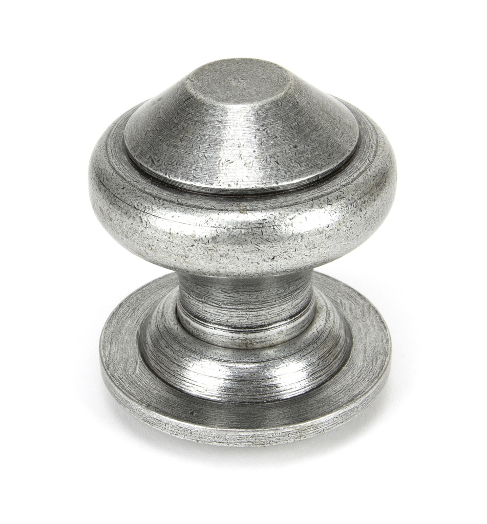 Pewter Regency Centre Door Knob - 45155