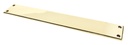 Aged Brass 425mm Art Deco Fingerplate - 45384