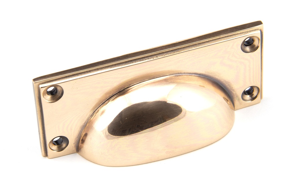 Polished Bronze Art Deco Drawer Pull - 45404