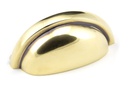 Aged Brass Regency Concealed Drawer Pull - 45405