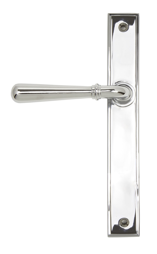 Polished Chrome Newbury Slimline Lever Latch Set - 45431