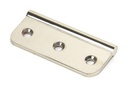 Polished Nickel 3" Dummy Butt Hinge (Single) - 45440