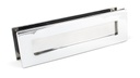 Polished Chrome Traditional Letterbox - 45444