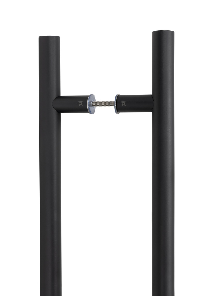 Matt Black SS (316) 0.9m T Bar Handle B2B Fix 32mm Ø - 50259