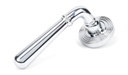 Polished Chrome Newbury Lever on Rose Set (Beehive) - 46055