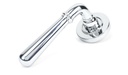 Polished Chrome Newbury Lever on Rose Set (Plain) - Unsprung - 50021