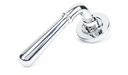 Polished Chrome Newbury Lever on Rose Set (Plain) - Unsprung - 50021